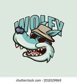 Wolfy the cool wolf dog