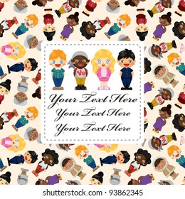 wolrd people card