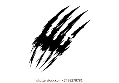 Wolverine Animal Claw arte de Clip negro, Wolverine Claw Vector Silueta