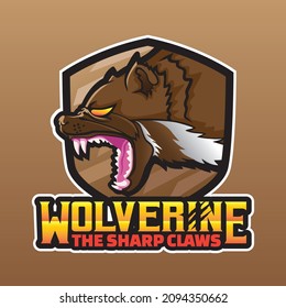 Wolverine logo is angry and looks fierce