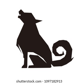 wolves animals vector logo