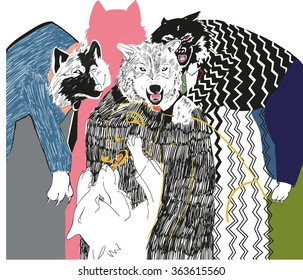wolves art 