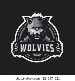 wolves E Sport Logo
