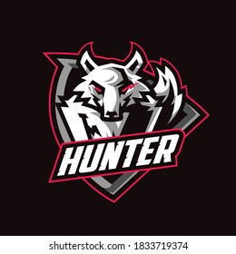 Wolves hunter e sport logo