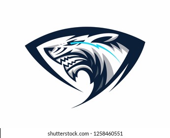 wolves logo illustration - Vector