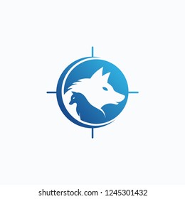 Wolves Logo vector Illustration template