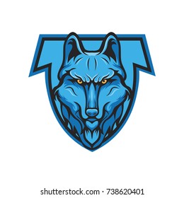 Goat Head Mascot Logo Esport Vector Stock Vector (Royalty Free ...