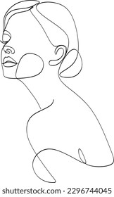Woman abstract face 