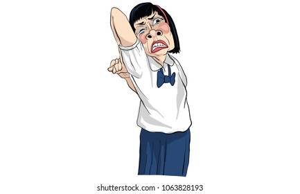 woman action cartoon,