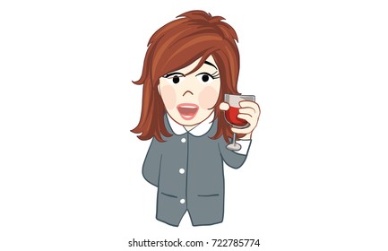 woman action vector