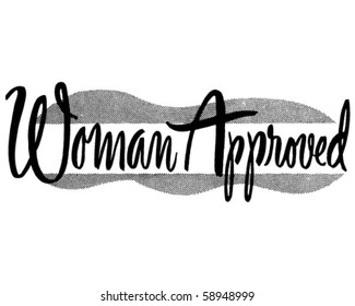 Woman Approved - Ad Header svg