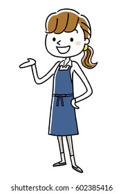 Woman in apron figure: introduction, information