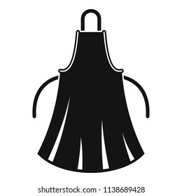 Woman apron icon. Simple illustration of woman apron vector icon for web design isolated on white background