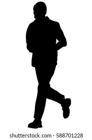Woman athletes on running race on white background