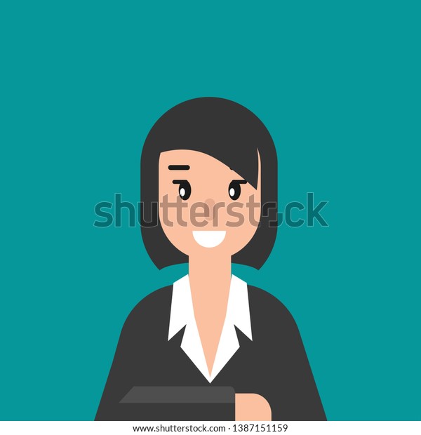 Woman Attorney Flat Vector Illustration On Stock Image ...