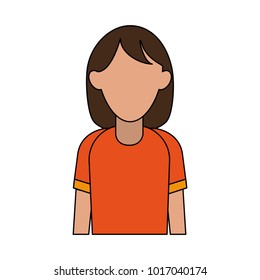 Woman avatar cartoon