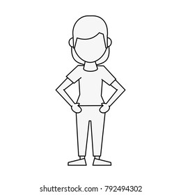 Woman avatar cartoon