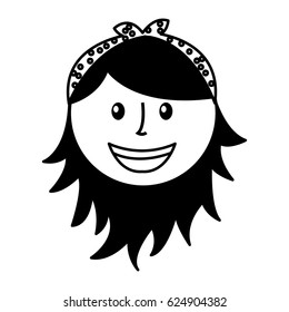 woman avatar character icon