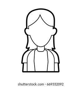 Woman avatar design