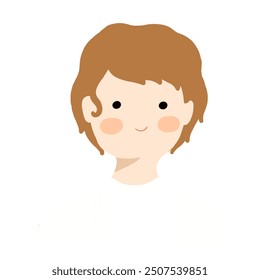 woman avatar face illustration vector
