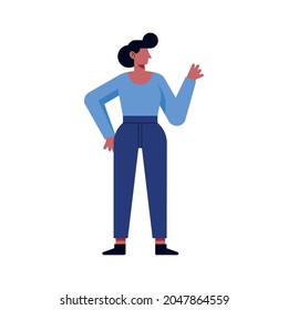 woman avatar, girl female person
