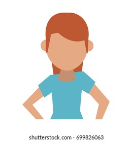woman avatar icon image vector illustration design  