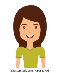 woman avatar isolated icon design, vector illustration  graphic 