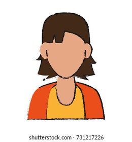 woman avatar portrait icon image