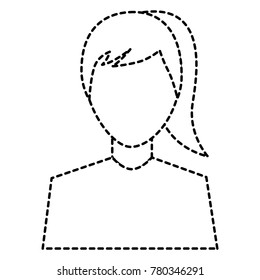 woman avatar portrait icon image 