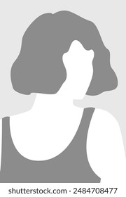 Woman Avatar Profile Portrait Vector Illustration