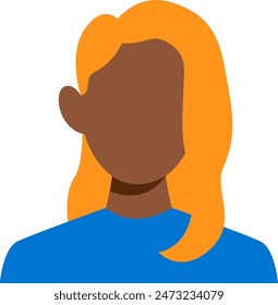 Woman Avatar Profile Vector Illustration