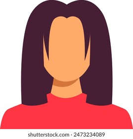 Woman Avatar Profile Vector Illustration