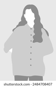 Woman Avatar Profile Vector Illustration
