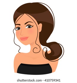 Woman avatar (vector)