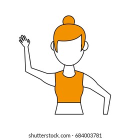 woman avatar vector illustration