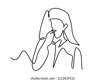 鼻をつまむ女性 のイラスト素材 画像 ベクター画像 Shutterstock