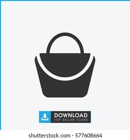 woman bag icon illustration isolated vector