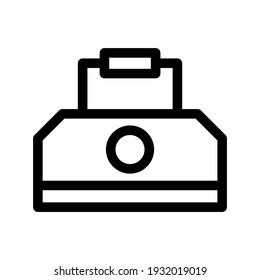 woman bag icon or logo isolated sign symbol vector illustration - high quality black style vector icons
