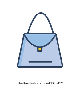 Woman Bag Icon Vector Illustration