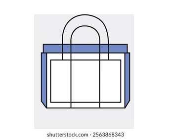 Woman bag isolated outline set icon. Vector illustration handbag on white background. Vector outline set icon woman bag. shopping bag icon, shopping bag Vector icon