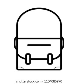 Woman bag vector icon
