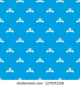 Woman bags pattern vector seamless blue repeat for any use