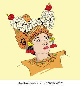 Woman Balinese  Dance