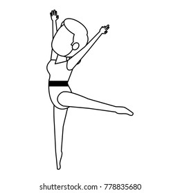 Woman ballet dancer