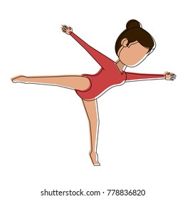 Woman ballet dancer