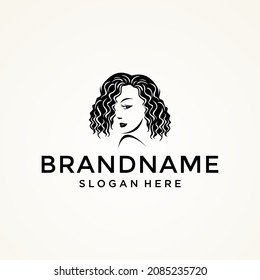 Woman beauty Logo design inspiration