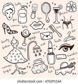 Woman Beauty Objects