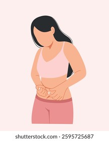 A woman is being injected with ovulation stimulating drugs.injections in the stomach.