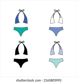 Bikini-Vektorsymbol