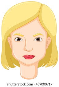 Woman with blond hair